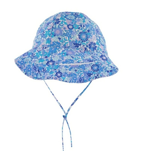 Jacadi Other - Jacadi Paris Toddler Girl Liberty Fabric Sun Hat Beach Summer Baby NWT 18 mos